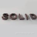 Laser Cutting Metal Letter Brushed Laser Cutting Metal Letter Factory